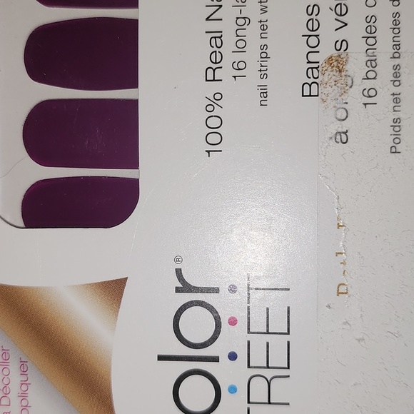 Color Street "Aberdeen Aubergine" Nail Polish Strips, NEW. - Picture 5 of 7